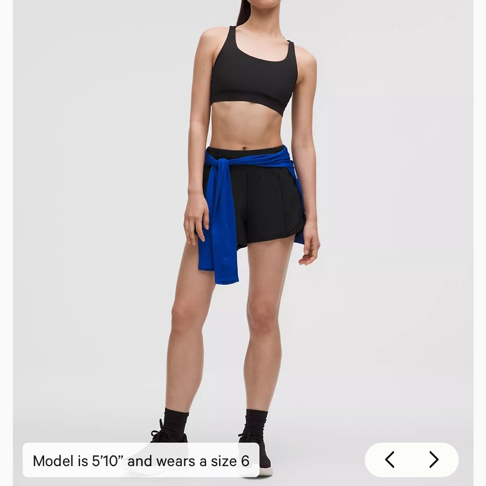 NWT Lululemon Hotty Hot HR Short 4” Lined